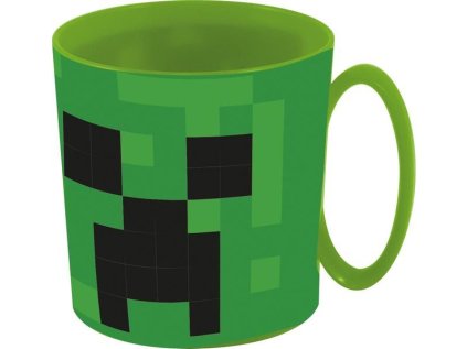 hrníček 350ml zelený MINECRAFT, plast