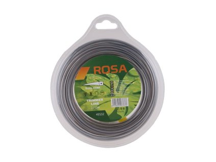 Struna žací čtverec 3mm x 15m nylonový střed