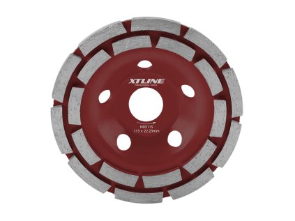 XTLINE Kotouč diamantový brusný dvouřadý | 115x5x22,2 mm