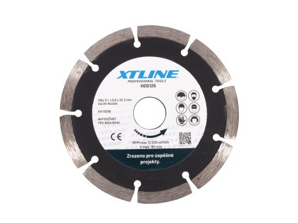 XTLINE Kotouč diamantový segmentový | 180x2,5x22,2 mm