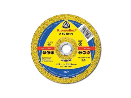 KLINGSPOR Kotouč řezný na nerez/ocel A 60 Extra | 115x1x22,2 mm