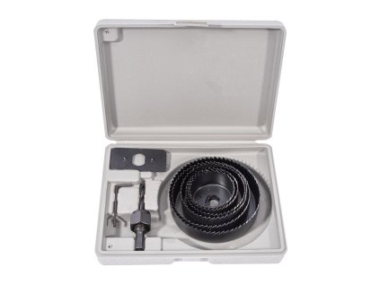 STAVTOOL Sada vykružovacích korunek 8 dílů | 51-102 mm, plastový box