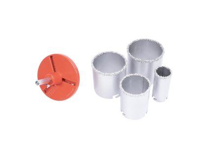 STAVTOOL Sada diamantových vykružovacích korunek 6 dílů | 33-73 mm