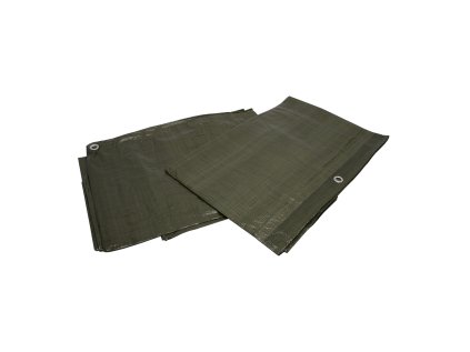 XTLINE Zakrývací plachta PE s oky zelená 70g/m2 | 4x5 m