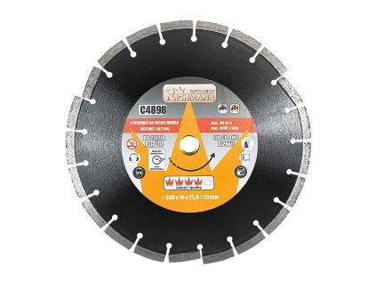 RICHMANN Kotouč diamantový segmentový na asfalt | 350x25,4 mm
