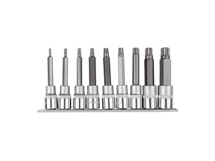 RICHMANN Sada nástavců XZN 1/2" 9 dílů | M4-M16, 100 mm