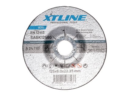 XTLINE Kotouč brusný na ocel | 115x6,0x22,2 mm