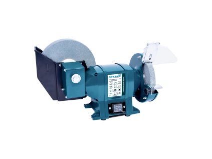 XTLINE Bruska stolní dvoukotoučová s pomaloběžným kotoučem 250 W, 150 / 200 mm