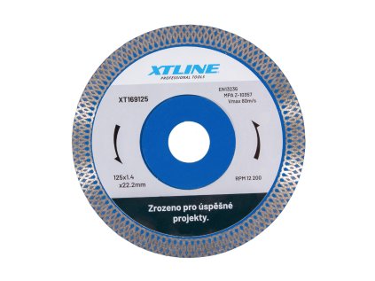 XTLINE Kotouč diamantový turbo | 150x1,6x10x22,2 mm