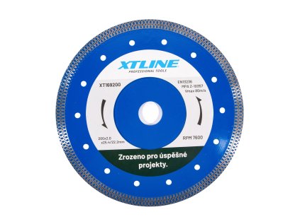 XTLINE Kotouč diamantový turbo | 230x2,0x10x22,2 mm