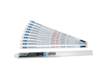 XTLINE Ruční pilový list HSS-Co Bi-hardness | 300 mm, 24 Tpi (1bal/10ks)