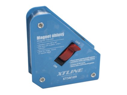 XTLINE Magnet úhlový s vypínačem | 34 kg / 130x152x28 mm