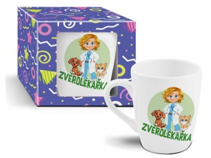hrnek 300ml ZVĚROLÉKAŘKA, dětský, DB, keramika