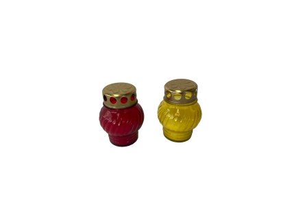 lampa hřbit. 11cm, s víčkem, mix barev, 9hod