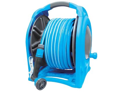 AQUACRAFT Naviják na hadici | 1/2' (25 m) + pistole + spojky