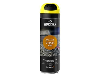 Sprej fluorescenční S-MARK 6M žlutý 500ml