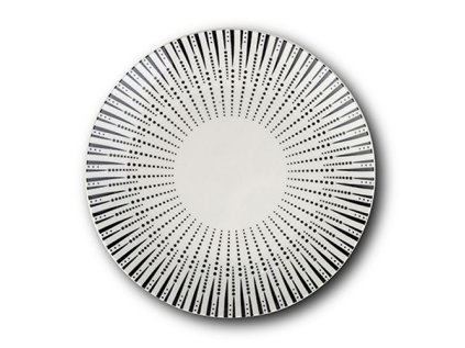 talíř d19,0cm dezertní, IRIS, porcelán