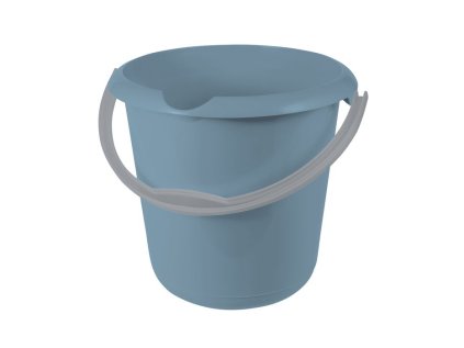vědro 10l s výlev. sever.modrá, d30x28cm, plast