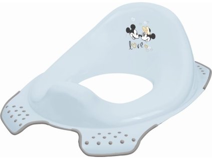WC sedátko EWA MICKEY kouř.modré, 30x40x15cm,protiskluz., plast