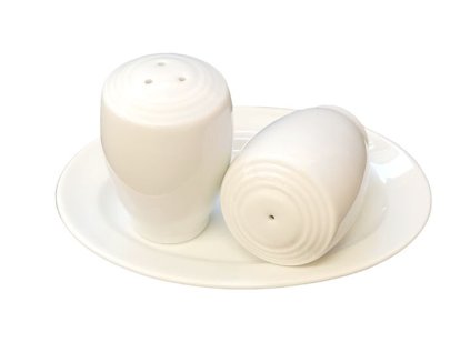 slánka+pepř. 2-dílná, tácek, THUN čes.porcelán