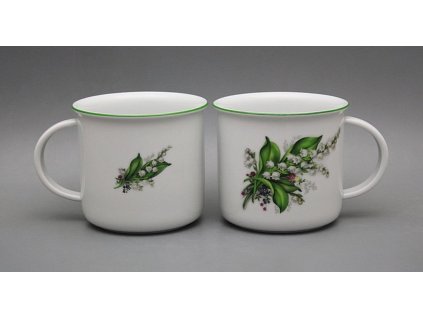 hrnek 250ml TINA - KONVALINKA, čes.porcelán