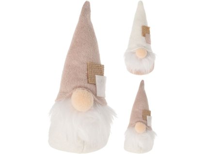 SKŘÍTEK 16cm, sedící, 2druhy, textil, dek.