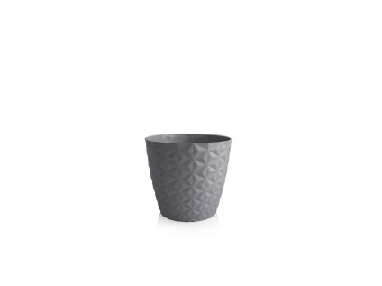 obal d16cm CRYSTAL antracit matný, plast