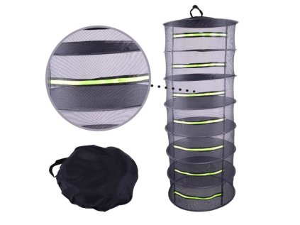 sušák d58cm, 7pater, na ovoce, houby, SKVELER, textil