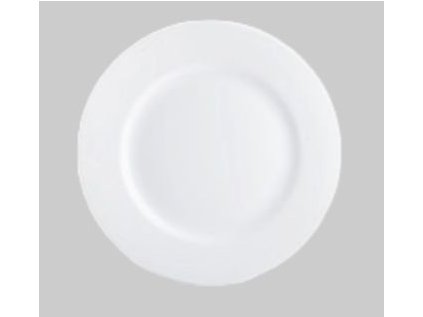 talíř d27,8 mělký, PURE Premium, silný, bílý porcelán