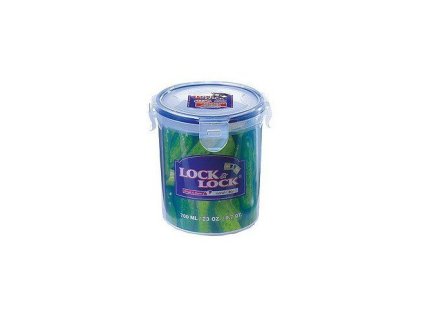 dóza 0,70l LOCK HPL932D kulatá, d9,1x11,1cm, plast