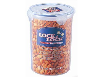 dóza 1,80l LOCK HPL933D kulatá, d11,6x18,6cm, plast