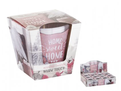 Svíčka ve skle WARM & COSY HOME - WARM TOUCH vonná 115g