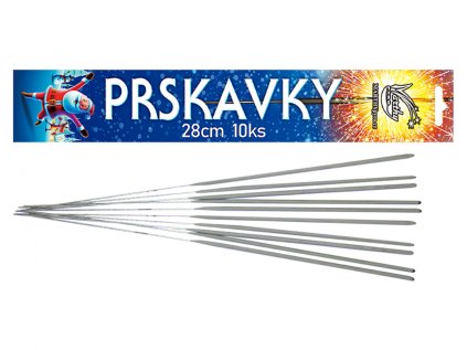 Prskavky Vánoční 28cm 10ks