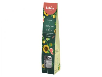 Osvěžovač vzduchu SLUNEČNICE A CITRUS s tyčinkami 30ml