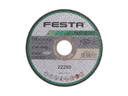 Kotouč řezný FESTA INDUSTRY na kámen 115x3x22.2mm