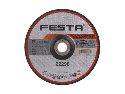 Kotouč brusný FESTA INDUSTRY na kov 180x6.5x22.2mm