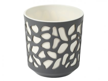 Obal na květník DUET plastový d25x27cm