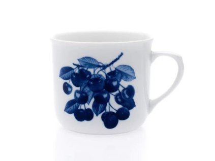 hrnek 650ml VAŘÁK-KOBALT.TŘEŠNĚ, čes.porcelán