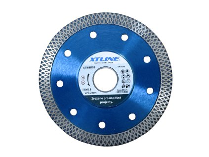 XTLINE Kotouč diamantový turbo SLIM CUT | 115x0,8/1,2x22,2x10 mm