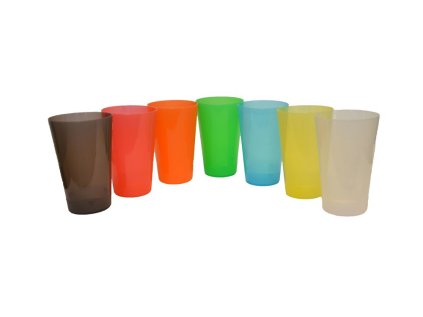 kelímek 0,50l VM, MIX BAREV, plast