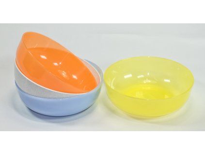 mísa 1,0l d18, lesklá-MIX barev, plast