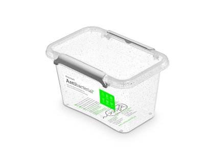 antibakter.box 0,65 l 15x9,5x8,5cm,transp.plast
