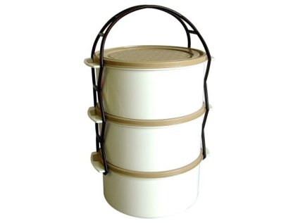 jídlonosič 3D (3x1,0l) NEBALENÝ, plast
