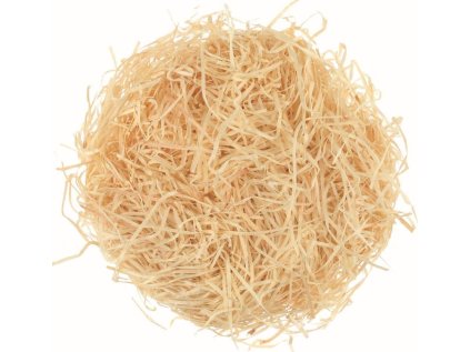 dekorace TRÁVA přírodní 50g, dřevěná