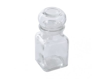 dóza 150ml TK150/2, 5,5x5,5x12cm, sklo