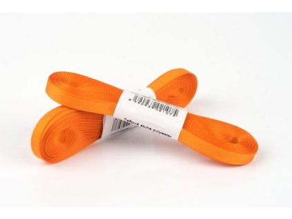stuha text.10m/6mm oranž.TAFTOVÁ