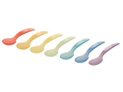 lžíce 7ks dětská 14cm (od 12měsíců), plast