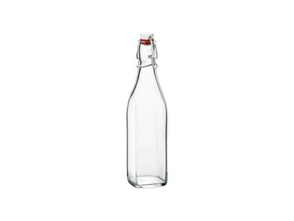 láhev 1,00l hran.SWING, patent.uz., sklo