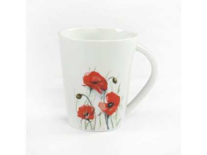 hrnek 270ml ROLAND VLČÍ MÁKY, čes.porcelán