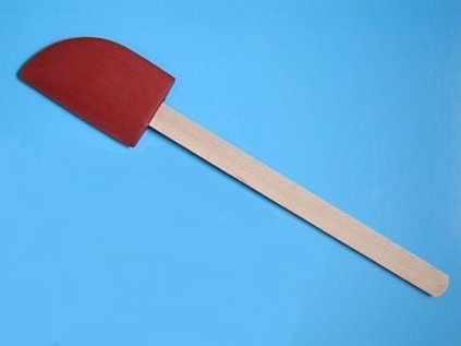 stěrka kuch. 41,5cm, 12x7,5cm, guma velká, dř.rukoj.